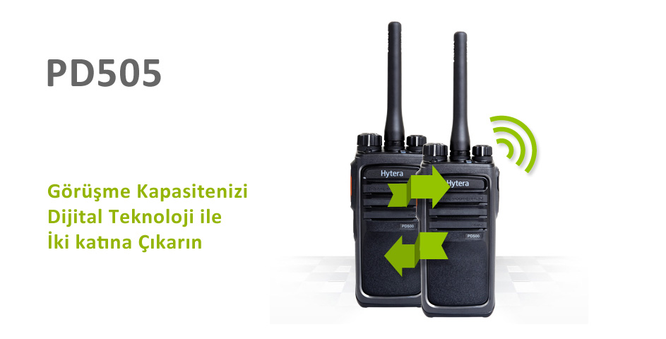 Hytera PD505 DMR El Telsizi