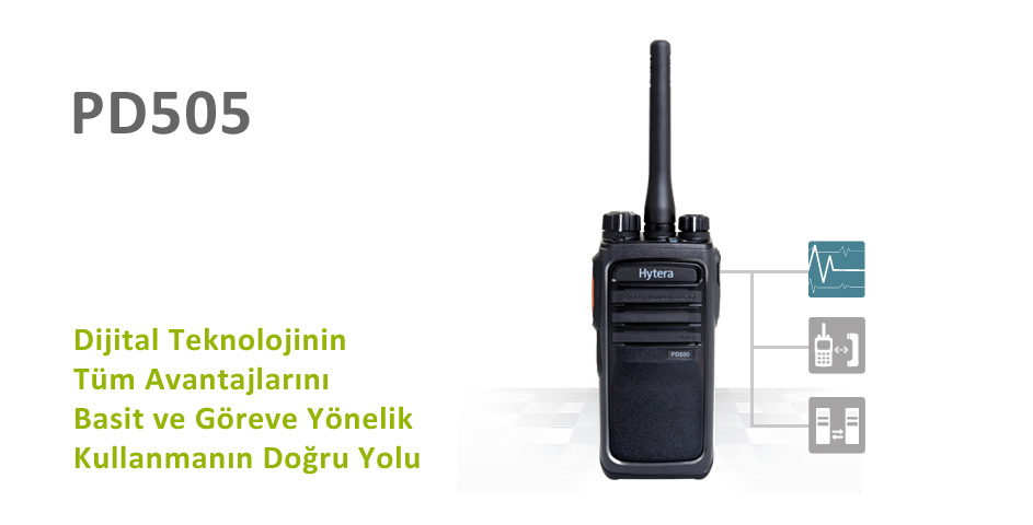 Hytera PD505 DMR El Telsizi